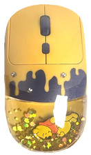 Disney Winnie The Pooh Water Glitter Wireless Mouse USB Receiver New picture