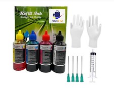 PRINTERWORLD Bulk refill ink for HP inkjet printer 4 colors picture