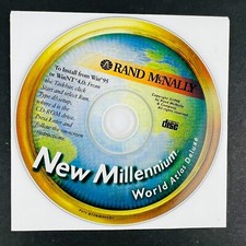 Rand McNally New Millennium World Atlas DeLuxe CD ROM PC Game Software picture