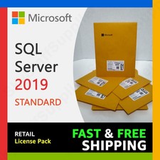 Microsoft SQL Server 2019 Standard License Key + 25 ACCESS CALs, BRAND NEW picture