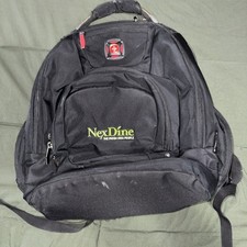 Wenger Swiss Gear Backpack Black Laptop Travel Carry On Personalized picture