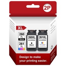 PG-260XL CL-261XL Ink Cartridges for Canon 260 261 Pixma TS6420a TR7020 T7022a picture