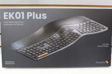 ProtoArc EK01 Plus Ergonomic Split Bluetooth Keyboard USB Wireless Grey Black picture