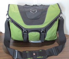 Victorinox Laptop Messenger Bag Green Black picture