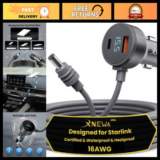 5M Starlink Mini Car Adapter - 3-in-1 Power Cable for Easy Connectivity picture