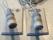 (2) Vintage Sun Microsystems Microphone  w/Stand 370-1678-01 picture