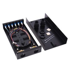 VFLTOOL LC-SM 6 12 Port Wall Mount Fiber Enclosure Singlemode OS1 Kit 1m 12 picture