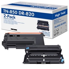 1PK TN850 Toner & 1PK DR820 Drum Set For Brother HL-L6200DW MFC-L6900DW L5700DW picture