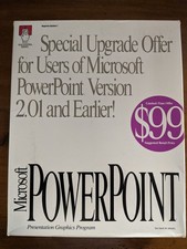 Vintage Microsoft Powerpoint 3.0 Macintosh Series, 3.5