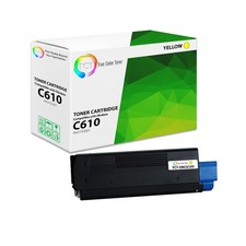 TCT Oki 44315301 Yellow Toner Cartridge For Okidata C610 C610n printer series picture