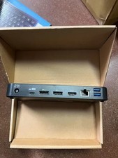 Kensington SD4849P USB-C Triple Video Docking Station 85W Power Supply Tested picture