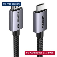 16K HDMI 2.2 Cable 96Gbps 6.6FT, Ultra High Speed HDMI Cord Aluminum, 4K@ picture