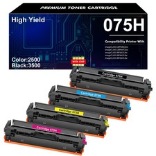 075H 4-Pack Toner Cartridge for Canon ImageCLASS MF660c MF662Cdw MF665Cdw picture