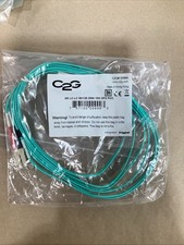 10 Pack - Legrand C2G Fiber Optic Cable 3M LC-LC 50/125 OM4 10G DPX PVC Duplex picture