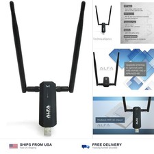 ALFA AWUS036AXM WiFi 6E USB 3.0 USB Adapter, AXE3000 Tri-Band 6Ghz/5.8GHz/2.4... picture