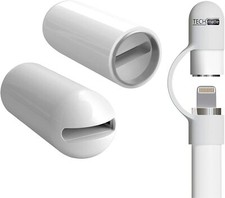 (2 pack)TechMatte 2-in-1 Cap Charging Adapter for Apple Pencil (1st Gen) picture
