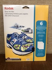 New Sealed Kodak Shoe Art Film 6 Sheets 8.5 11 Inkjet Compatible ShoeAttitude picture
