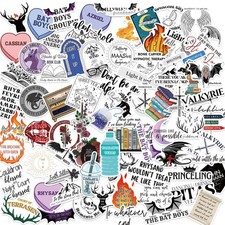 Reppray 100PCS SMJ Book Stickers Pack, Bookish for Kindle, AC White picture