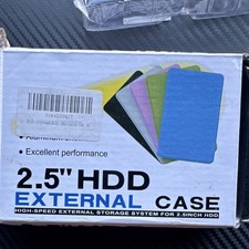 2.5in HDD External Case/Enclosure USB 2.0/3.0 Aluminum Super Slim Black C picture
