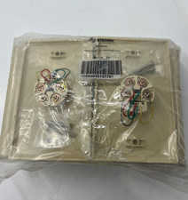 (QTY 10) Steren 300-204IV Telephone Wall Jack Standard 4C Tel Wall Plate Ivory picture