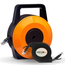 Flat Ethernet Cable Reel, Male-Female RJ45 Connector picture