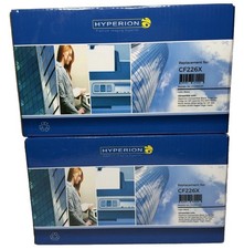 Lot Of 2 Hyperion Black Toner Cartridge CF226X 9000 Pages-High Yield, Brand New. picture