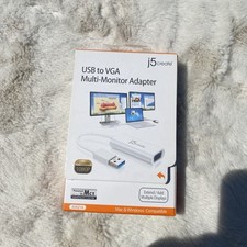 j5Create JUA214 USB to VGA Multi Monitor Adapter White picture