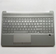 NEW For HP 15S-DU 15S-DY 15-DW Palmrest Backlit Keyboard Bezel Cover L52154-001  picture