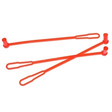 50pcs 90mm Red SC Fiber Optic Dust Caps Fiber Optic Cables and End Faces with... picture