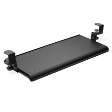 Kensington K55407WW Clamp-On Under Desk Keyboard Tray Black 13.3