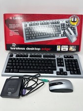 2004 Labtec XP Media Wireless Desktop Edge Keyboard Optical Mouse Kit picture