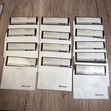 1988 Microsoft Word Processing Program Software 5.0 13 5.25” Floppy Disks picture