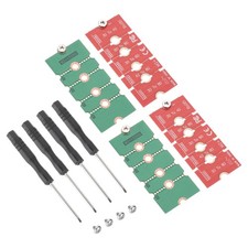 4Pcs M2+ M.2 NGFF/NVME Length Extend Adapter for PC Computer Case Red Green picture