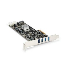 StarTech 4-Port USB 5Gbps PCIe Card 4x Independent USB Controllers Open Box picture