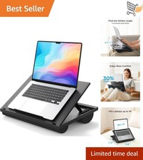 Laptop Desk Portable Adjustable Stand Fits 15.6 Inch Laptops Multi-Use picture