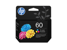 HP 60 Tri-color Original Ink Cartridge, ~165 pages, CC643WN#140 picture