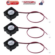 3Pcs 12V 0.1A 2Pin 25x25x10mm DC Small Mini Brushless Cooling Fan picture