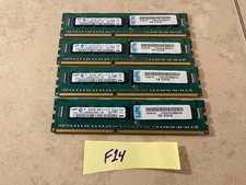 16GB RAM - 4x 4GB Samsung M393B2G70BH0-YH9 1Rx4 PC3L 10600R Server Memory WORKS picture