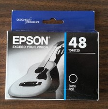 2019 NIB Genuine Epson 48 Black ink T0481 T048120 for R200 300 320 RX500 600 620 picture
