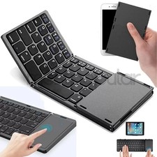 Mini Folding Wireless Bluetooth Keyboard With Touchpad for Laptop Tablet Phone picture