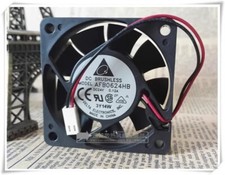 Delta AFB0624HB 6015 DC24V 0.12A 6CM 2-Pin Server Cooling Fan picture