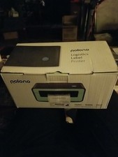 Polono PL60 Thermal Label Printer Compatible With Windows & Mac In Black/Green picture