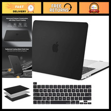 MacBook Pro 16 inch Case 2020 A2141 - Durable Black Hard Shell Cover, Lightweigh picture