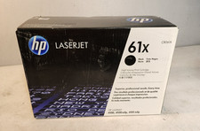 HP C8061X 61X Hi Yield Black Toner Cartridge Genuine New Sealed Bag NO BOX picture