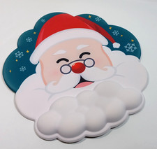 New Santa Claus Mouse Pad with White Cloud Wrist Wrest in Beard picture