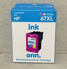 onn. 67XL HP  Ink Cartridge, Tri-Color - Eco-Friendly picture