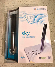 Livescribe Sky WiFi Smartpen 4GB Smart Stylus OLED Audio Recording Microphone picture