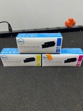 Genuine Dell OEM Toner Set C5GC3 XMX5D WM2JC Cyan Magenta Yellow NEW picture