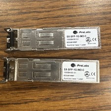Lot of 2 ProLabs SX-SFP-1G-C 1000Base-SX 850NM MMF Transceivers Bin7  picture