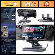 6-in-1 Gaming Docking Station, 4K HDMI, Gigabit Ethernet, USB-A, Fast Charging, picture